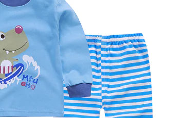 Kids Cotton Pajama Set for Boys and Girls (Autumn/Winter)