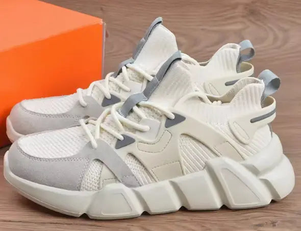 Lock Sports Sneakers with Breathable Cushion Socks (One Pair)