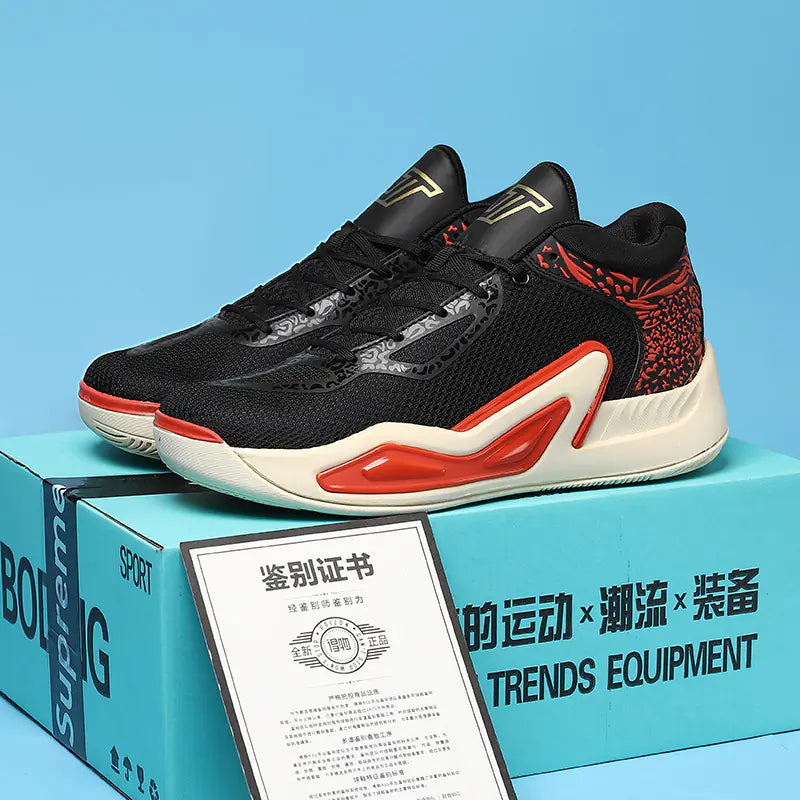 Men's Spring Basketball Shoes for Students - High Top