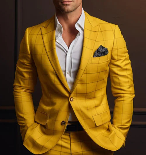 Voguish Sunny Casual Button Blazer for Men (Single Piece)