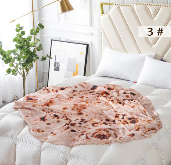 Milk Velvet Blanket, Burrito Blanket for Home Use