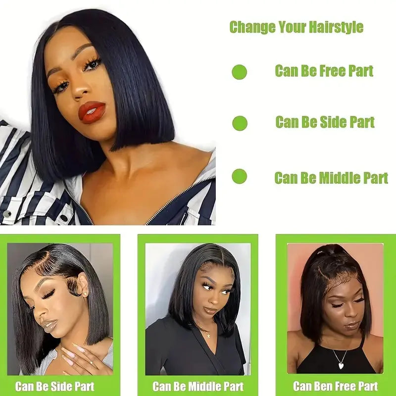 Lace Front Wig for Women - Short Bobo Style (Full Set)