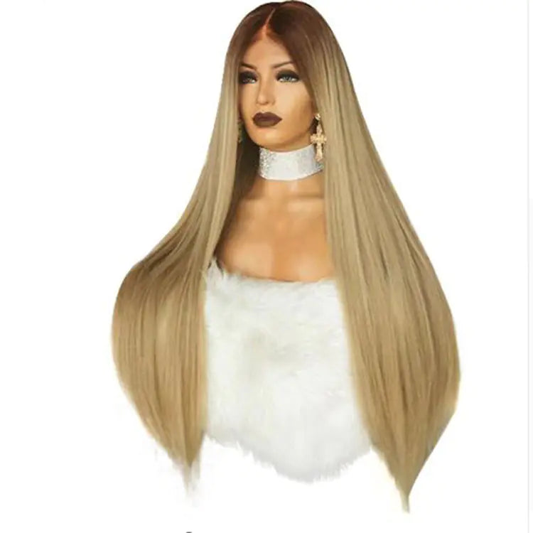 Amazon Best-Selling Women's Lace Front Wig - Ombre Long Straight