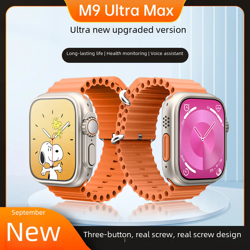 S9 Smartwatch with NFC, Bluetooth, and Health Monitoring