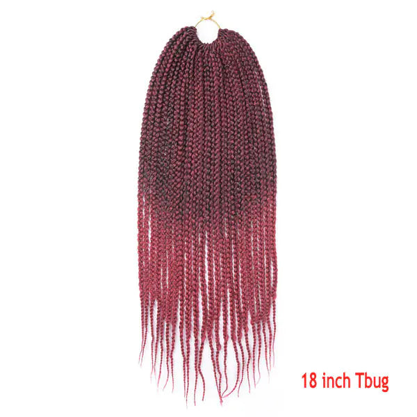 TOMO Box Braids Hair Extensions - 14 18 22 Inch