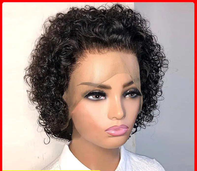 European American Lace Wig Pixie Head Cover