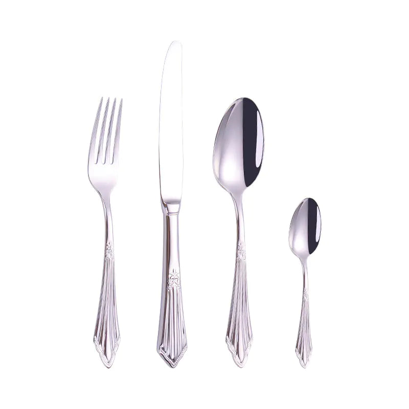 304 Stainless Steel Western Steak Cutlery Set (3 Pieces)