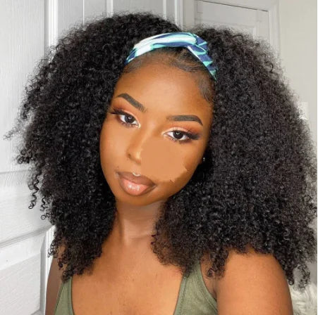 Silk Curly Human Hair Wig for Black Women