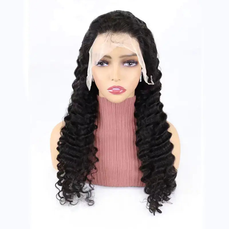 Deep Wave Lace Front Wig - Human Hair Quality