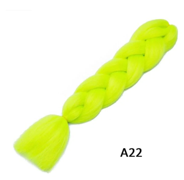 Big Braided Synthetic Wig with Dirty Braid Design