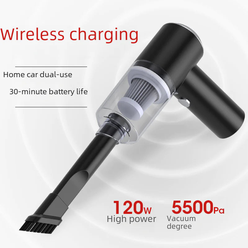 Portable Wireless Car Vacuum Cleaner with Strong Suction
