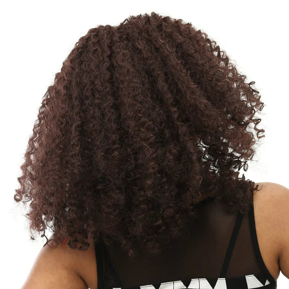 African Wig - Short Curly Synthetic Hairpiece