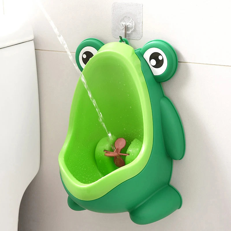 Cute Frog Urinal Trainer with Aiming Target for Kids