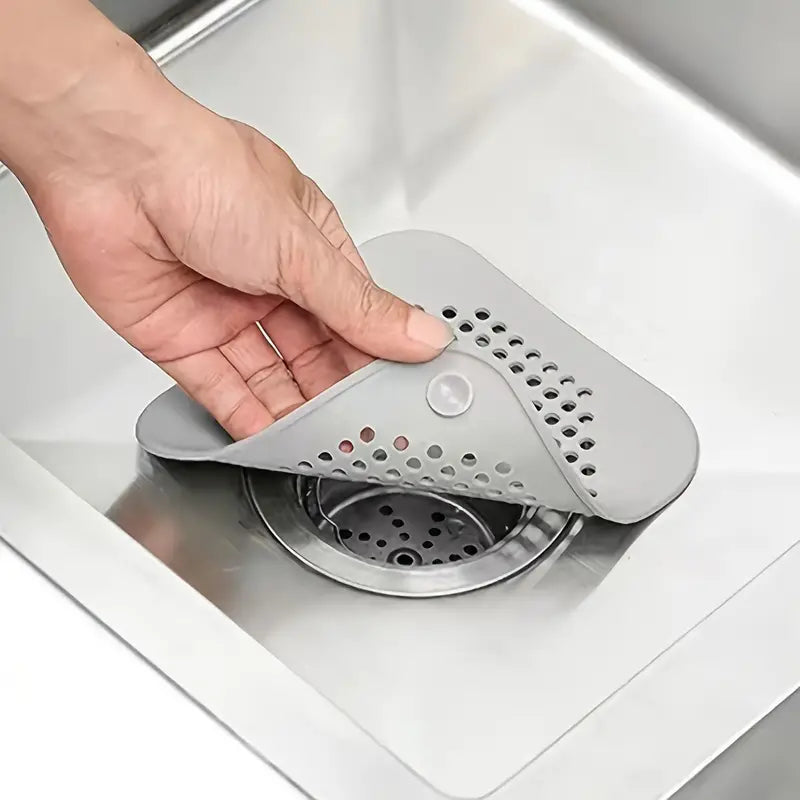 Silicone Hair Filter Sink Mat for Drain Protection