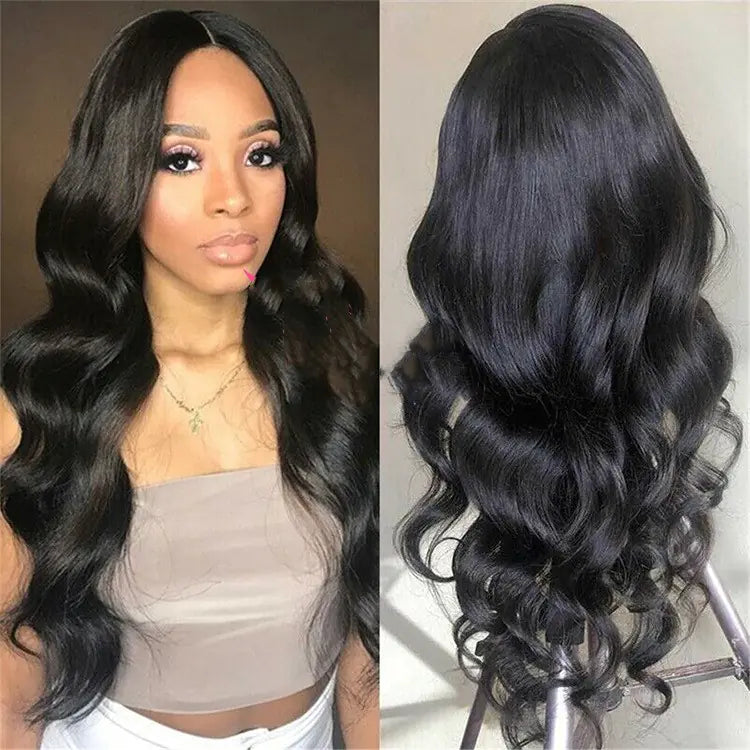 Synthetic Long Curly Wig with Lace Front for Women