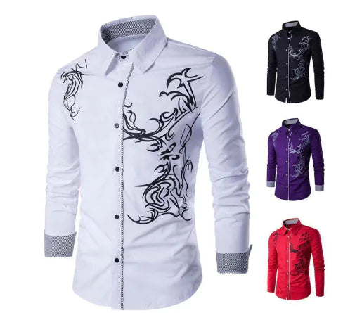 Versatile Everyday Style 3D Printed Long Sleeve Shirt