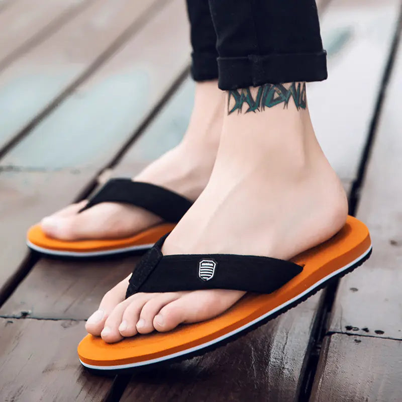Korean Style Non-Slip Platform Beach Slippers