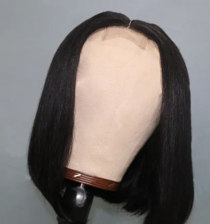 Lace Bob Wig in Natural Black Color