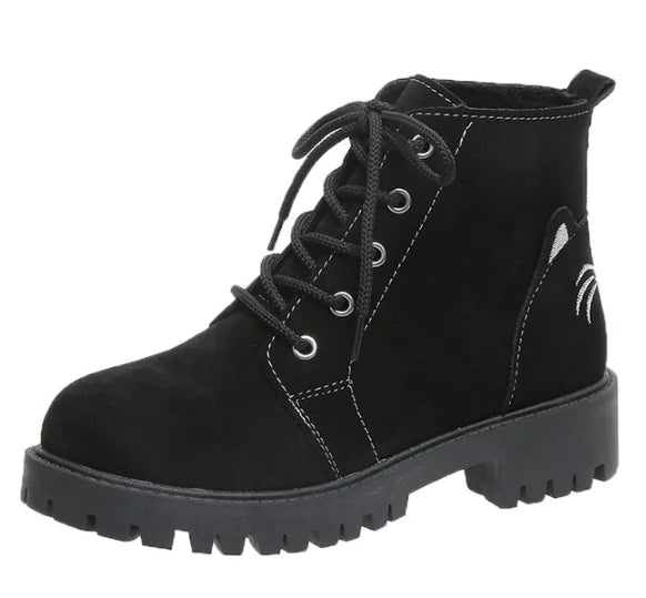 Fashionable Women's Casual Low-Top Martin Boots