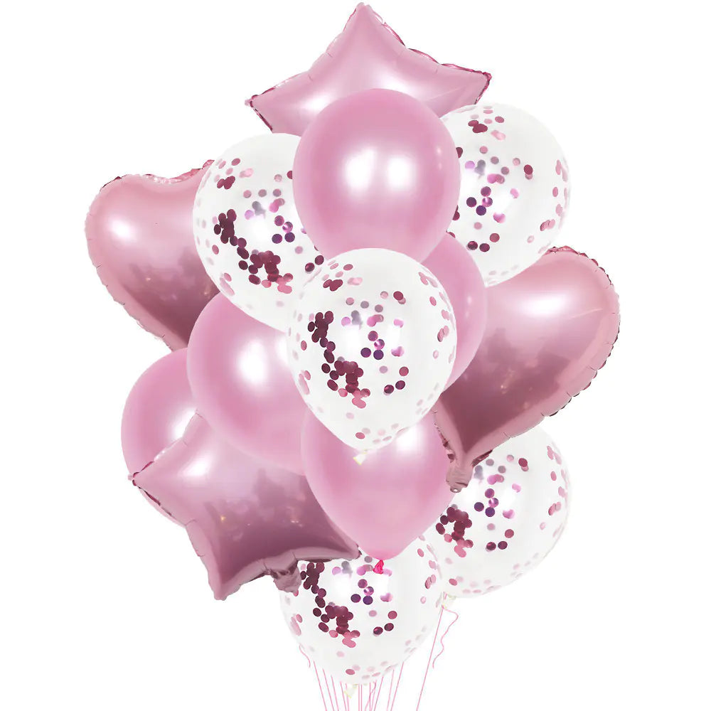 12-Inch Transparent Star Balloon Set for Parties