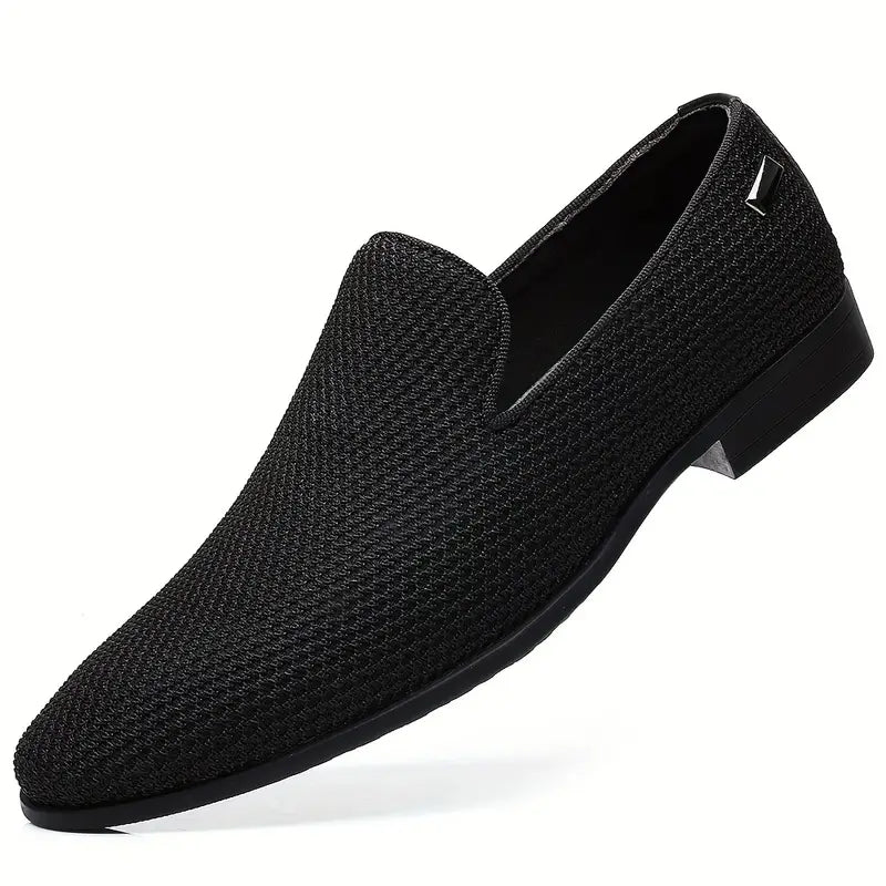 Men's Lightweight Non-Slip Knitted Loafers for Casual Wear