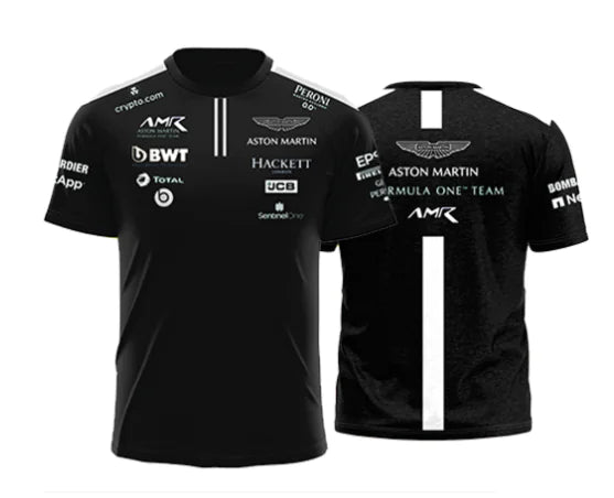 Aston Martin F1 Team Black Edition T-Shirt (One Piece)