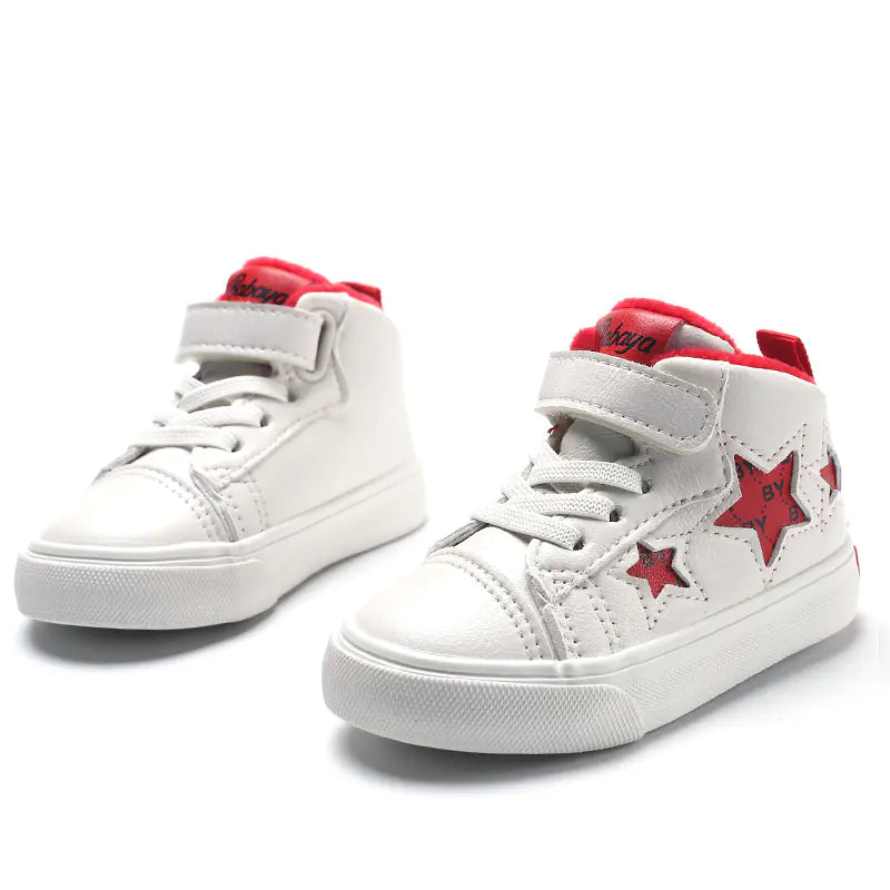Warm Cotton Sneakers for Toddlers - Star Design