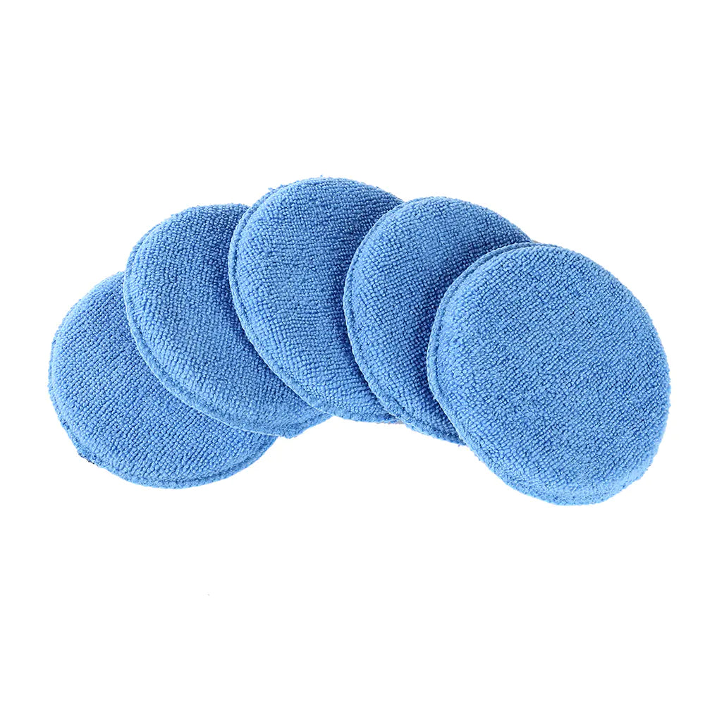 10-Piece Set of 5-Inch Blue Hand Waxed Artifacts