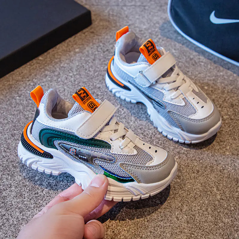 Breathable Mesh Boys Running Shoes - Fashionable Style