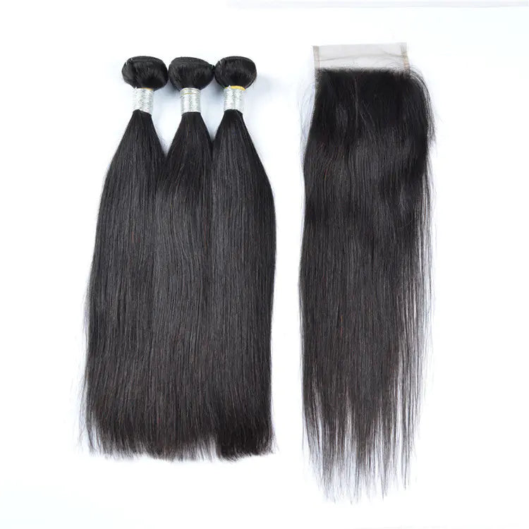9A Straight Real Hair Wigs and Bundles for Europe & America