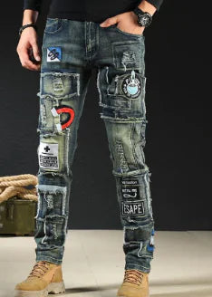 Special Print Pants - Artistic Expression Denim (Single Item)