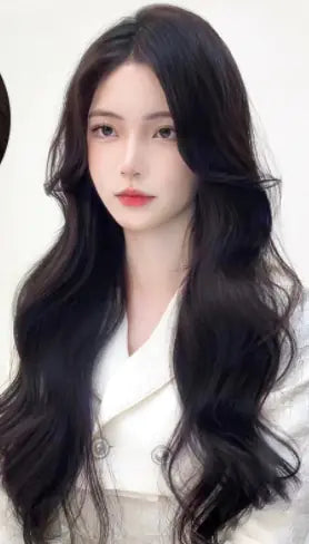 Synthetic Long Curly Hair with Front Lace