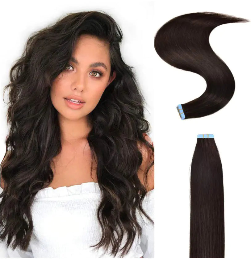 Invisible PU Hair Wig for Women - Straight Style