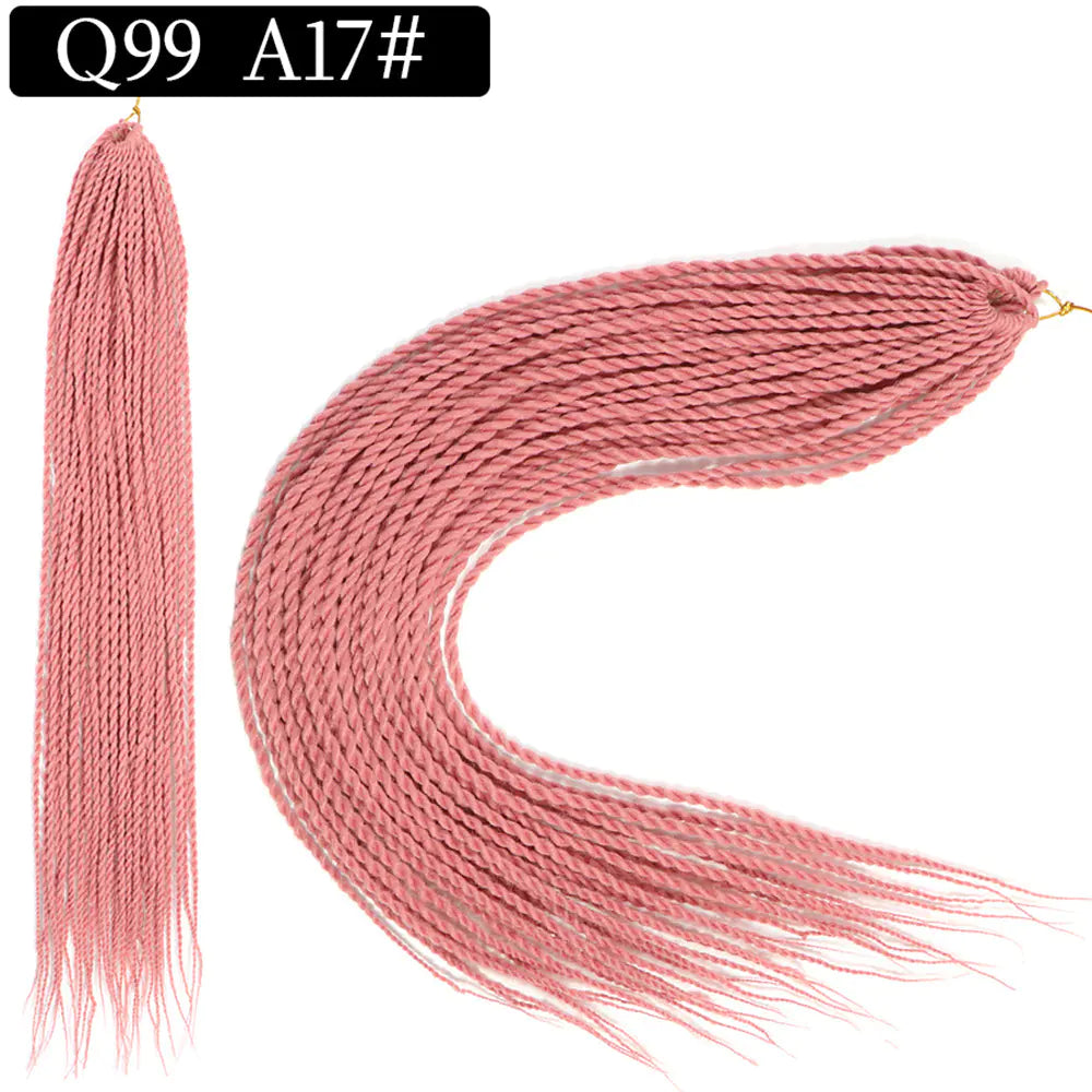 African Twist Braid Synthetic Hair Wig for Wholesale