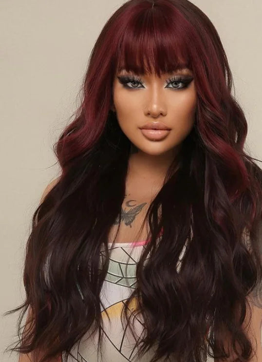 "Long Wavy Hair European and American Style"