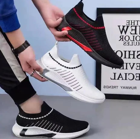 Men's Safety Shoes with Slip-Resistant Sole (Lightweight)