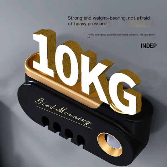 Creative Toothbrush Holder with Toothpaste Squeezer Set