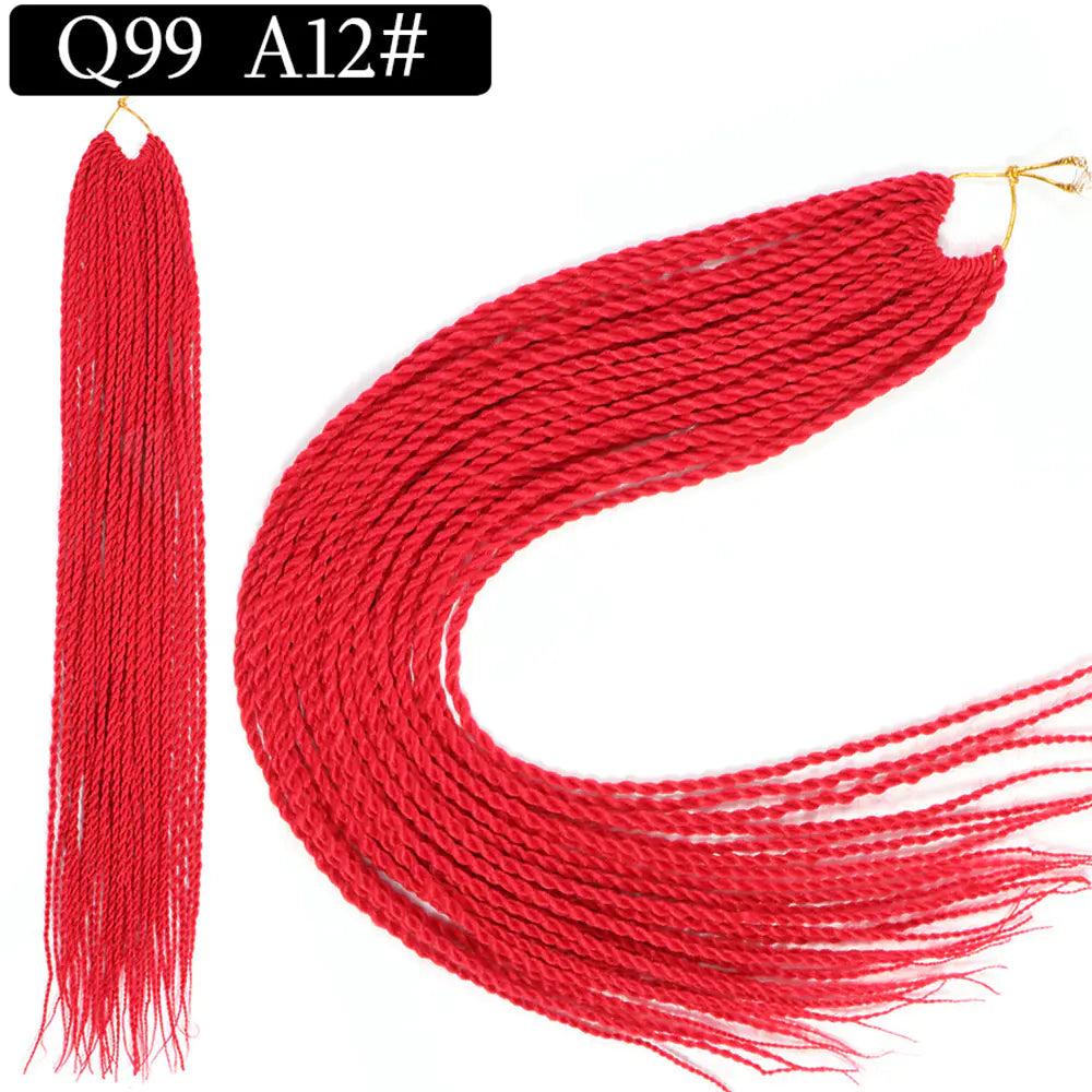 African Twist Braid Synthetic Hair Wig for Wholesale