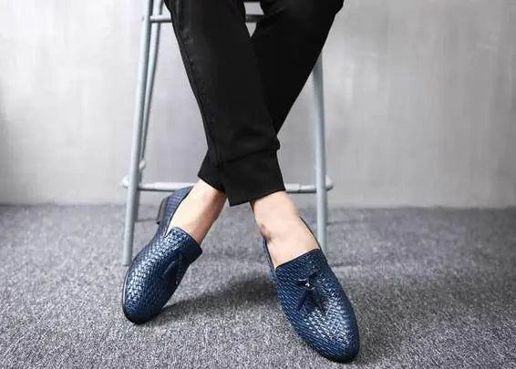 Tassel Leather Shoes for Men - British Style