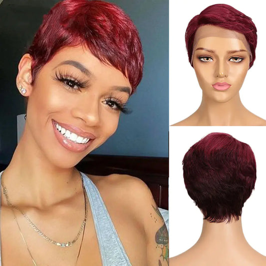 European & American Short Real Hair Headgear