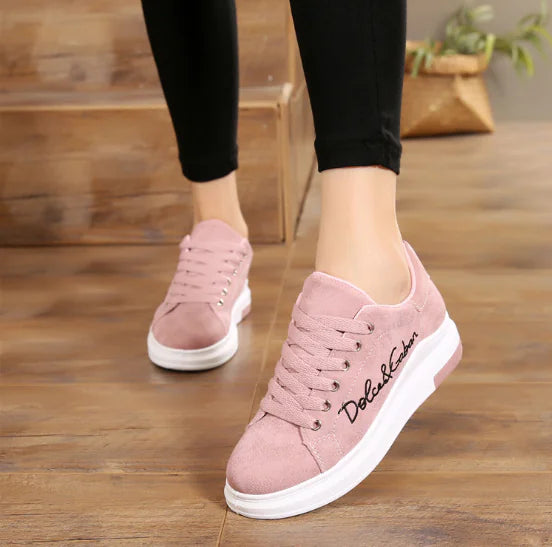 Chunky Sole Casual Flats for Women - Versatile Sneakers