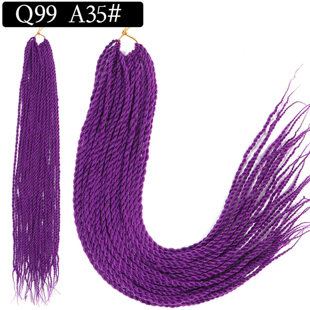 African Twist Braid Synthetic Hair Wig for Wholesale