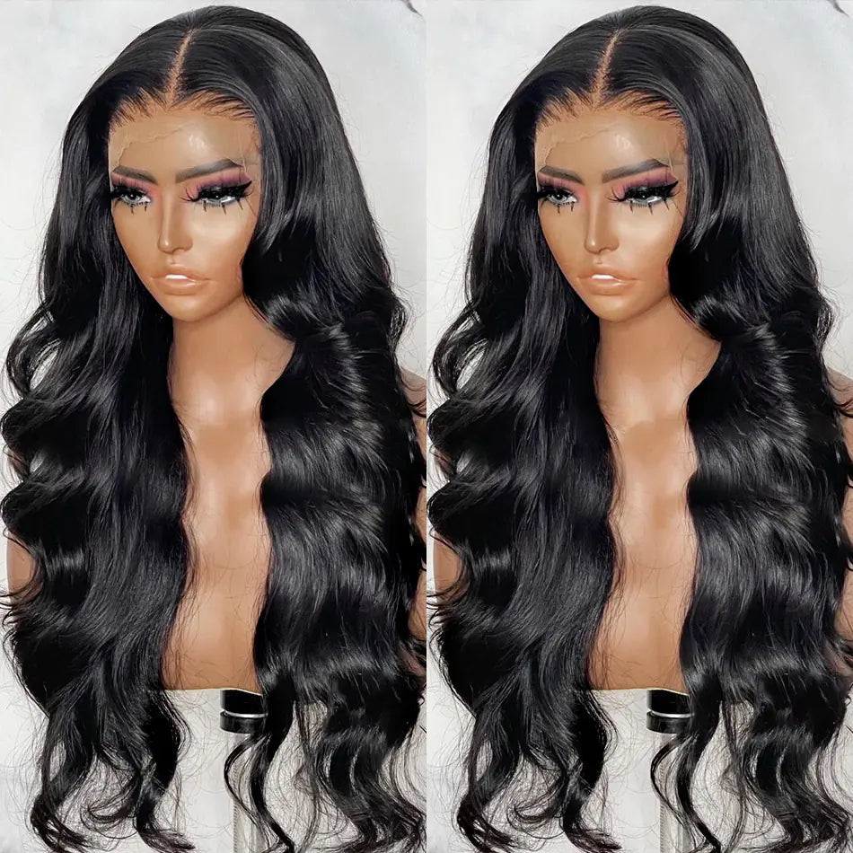 Long Black Curly Hair Lace Wig for Women