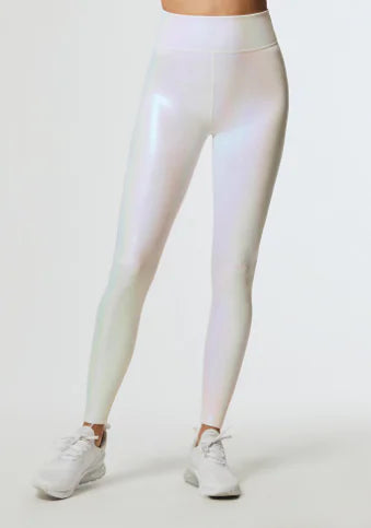 Pink Ocean High-Waisted Casual Yoga Leggings (One Pair)