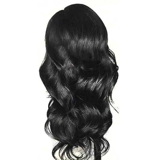 Synthetic Long Curly Wig with Lace Front for Women