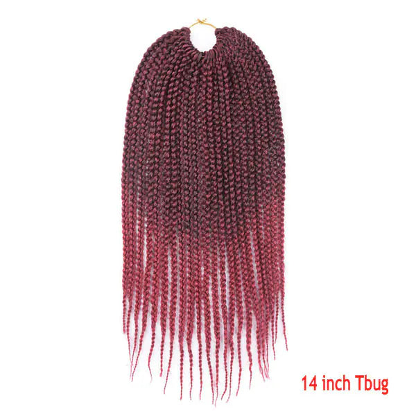 TOMO Box Braids Hair Extensions - 14 18 22 Inch