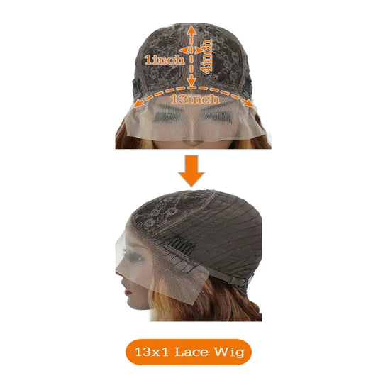 Real Hair Front Lace Wig P4 27 Headgear