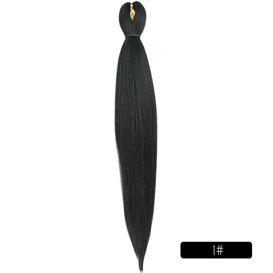 EZ Colorful Braided African Synthetic Hair Wig 26"