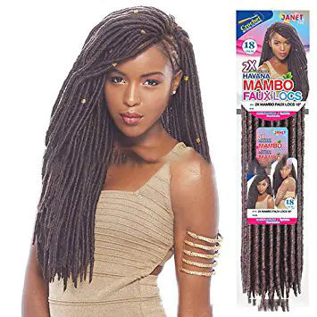 African Faux Dread Locs 18" Crochet Braids Hair