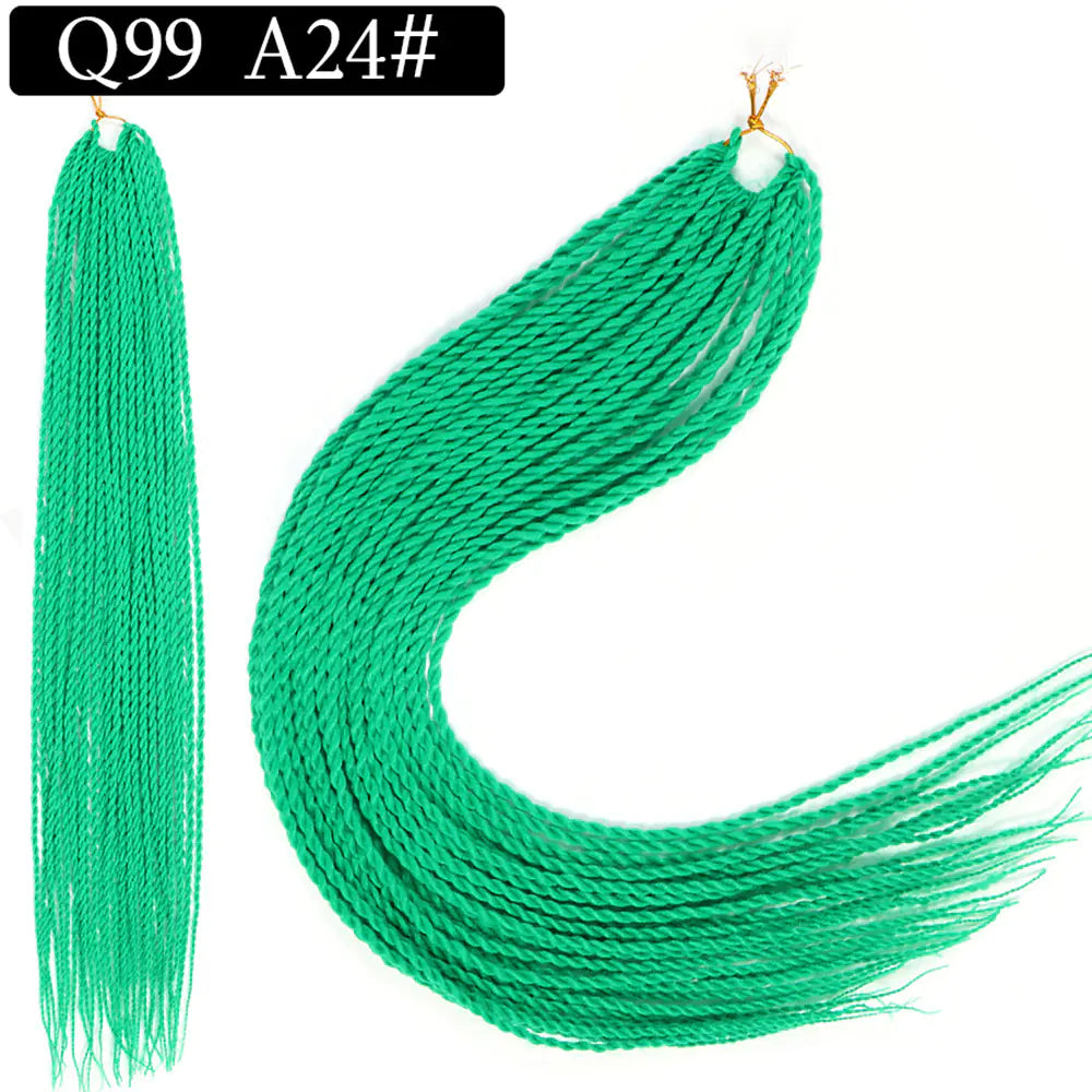 African Twist Braid Synthetic Hair Wig for Wholesale